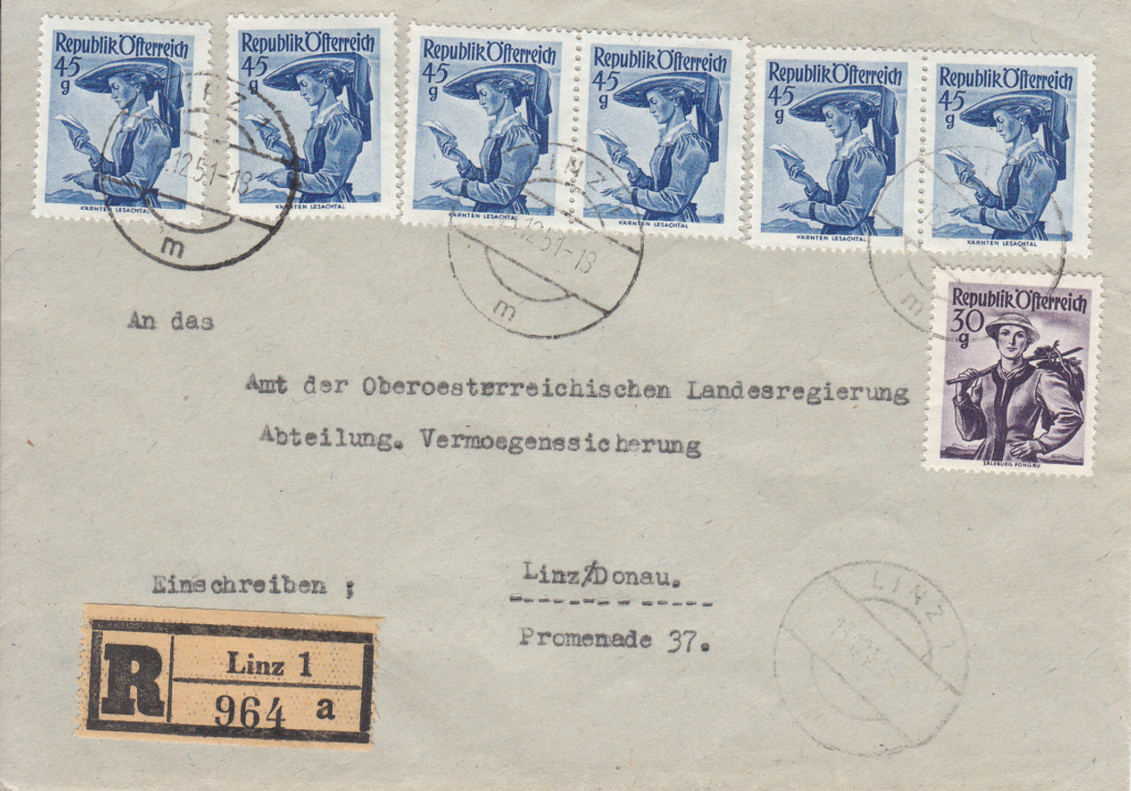 österreich - Trachtenserien ANK 887 - 923 und 1052 - 1072 Belege - Seite 14 Img85