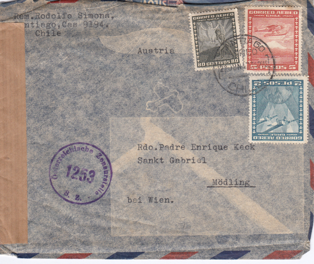Post von seltenen Länder nach Österreich 1946 bis 1953 Img_0071