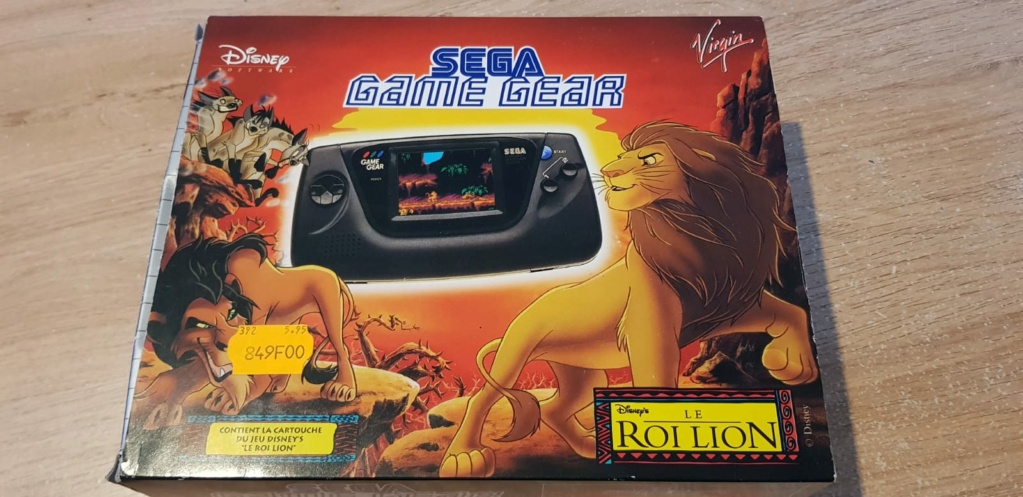 [Estim'] Carton Game Gear du Pack Roi Lion en bon état  Img-2011