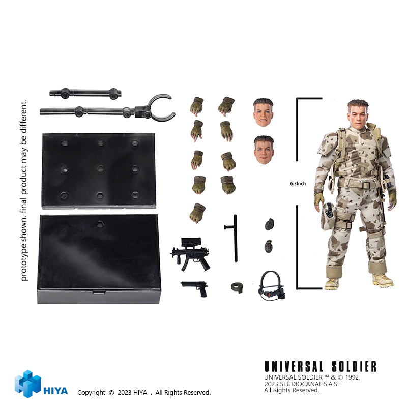 NEW PRODUCT: Hiya Toys Exquisite Super Series Universal Soldier Luc Deveraux 1/12 scale figure 10_7ba10