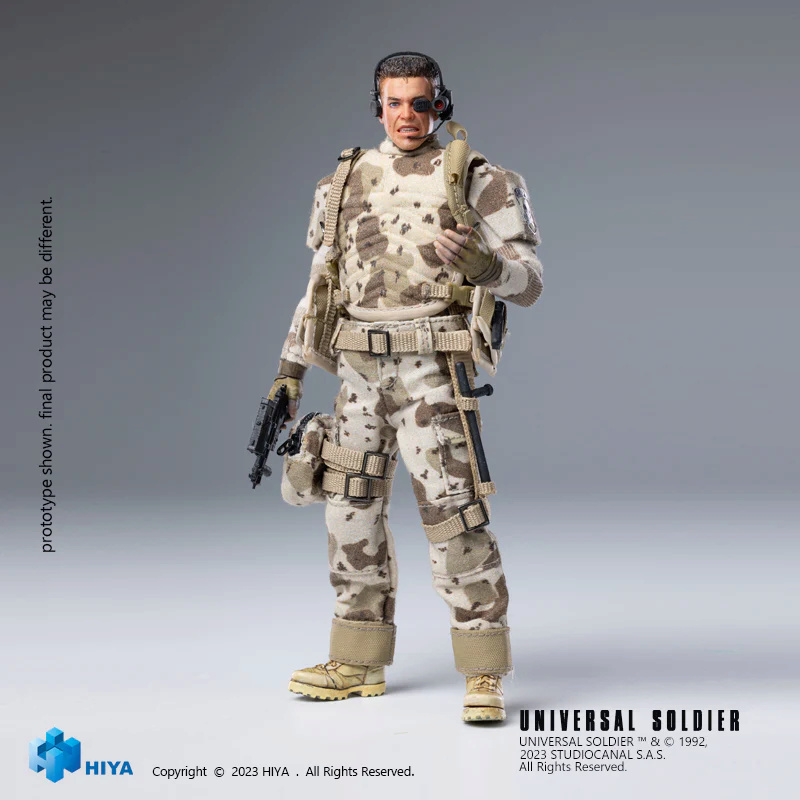 NEW PRODUCT: Hiya Toys Exquisite Super Series Universal Soldier Luc Deveraux 1/12 scale figure 13_74710