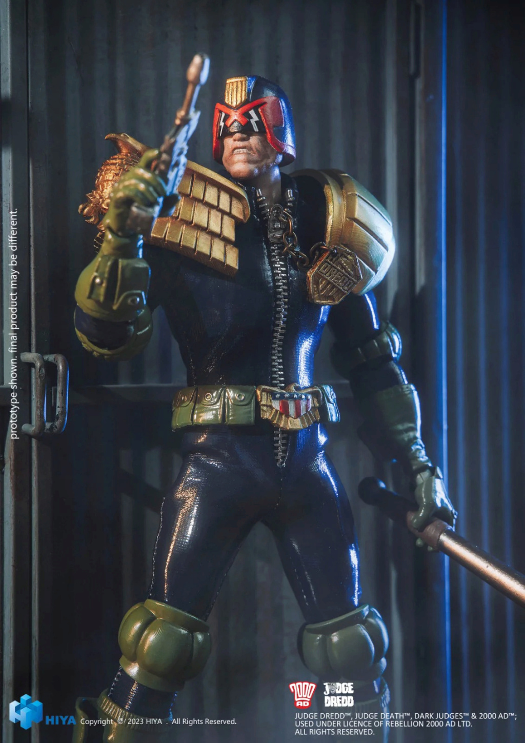 NEW PRODUCT: Hiya Toys 2000 AD Exquisite Super Series Judge Dredd 1/12 scale figure 1ca4ab10