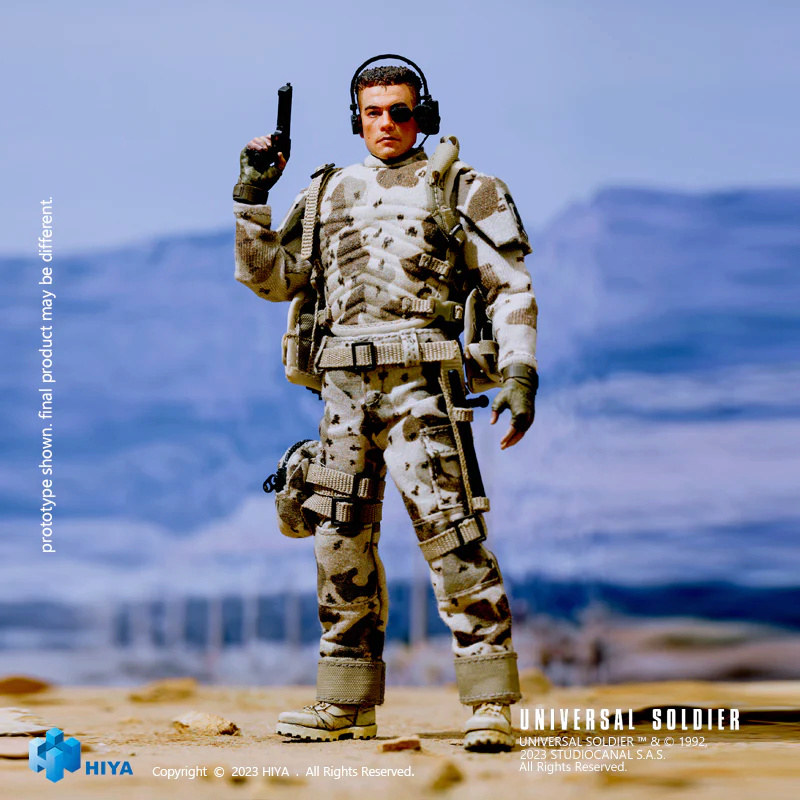 NEW PRODUCT: Hiya Toys Exquisite Super Series Universal Soldier Luc Deveraux 1/12 scale figure 2_b42e10