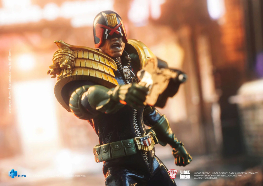 NEW PRODUCT: Hiya Toys 2000 AD Exquisite Super Series Judge Dredd 1/12 scale figure 45b29310