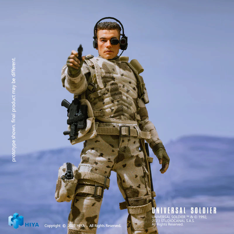 NEW PRODUCT: Hiya Toys Exquisite Super Series Universal Soldier Luc Deveraux 1/12 scale figure 6_82a510