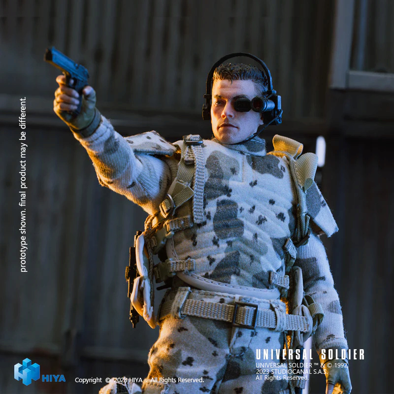 NEW PRODUCT: Hiya Toys Exquisite Super Series Universal Soldier Luc Deveraux 1/12 scale figure 8_3c4e10