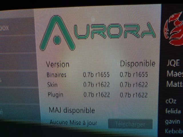 Cherche tuto/conseil Aurora Xbox 360 20230110