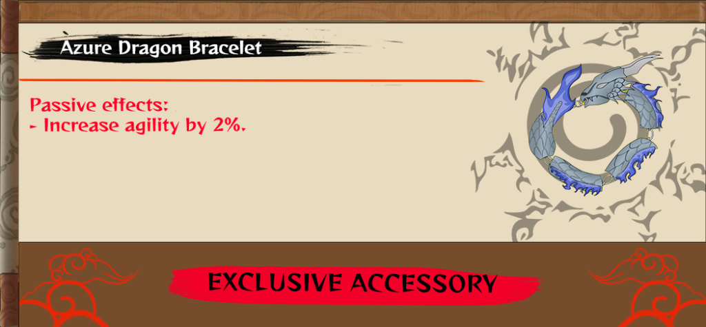[Accessory] Azure Dragon Bracelet Azure10