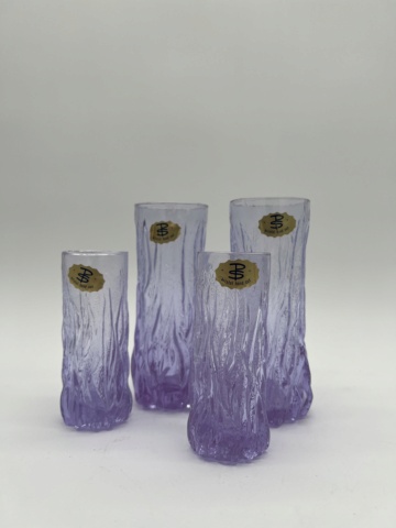 Alexandrite Bark Glass Tumblers with original sticker PS or SP Img_0810