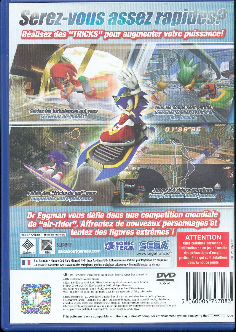 La collection de jeux PS2 à Korok. - Page 3 Sonic_12
