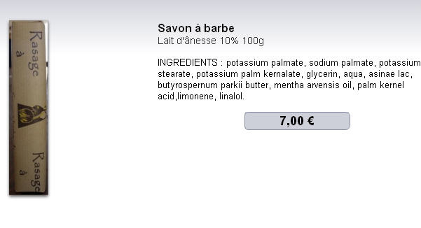 savon de rasage au lait d'ânesse Descri10