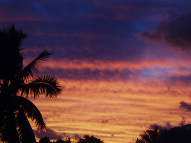 L'aurore tahitienne (lever de soleil) P5291811