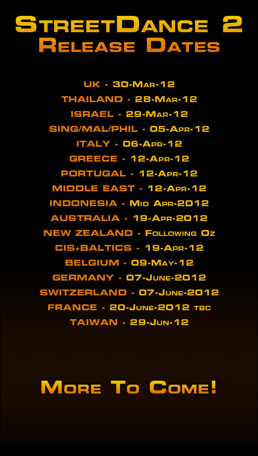 International dates releases Sortie10
