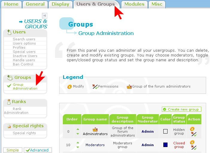 Organizing Groups / Colors in Legend Groups10