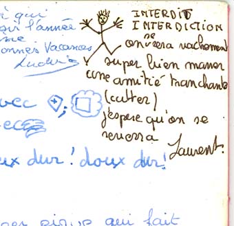 Les p'tits mots sur les cahiers de texte et les agendas ... Carnet11