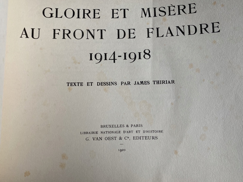 (P) Gloire et Misère 1914-1918 Au front des Flandres 8810be10