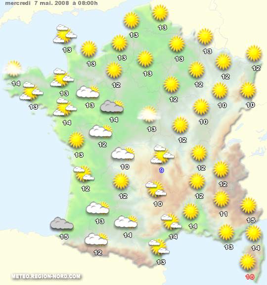 meteo du 7 mai France26
