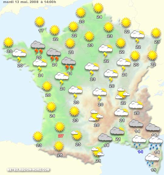 meteo du 13 mai France31