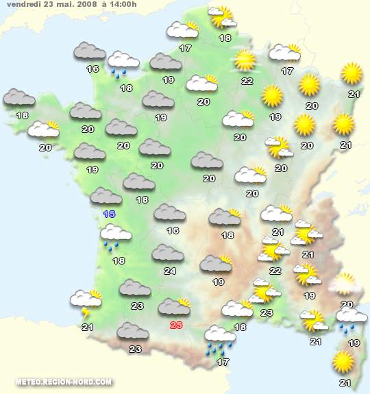 meteo du 23 mai France41