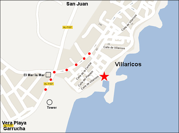 Villaricos Field Trip Map... Map10