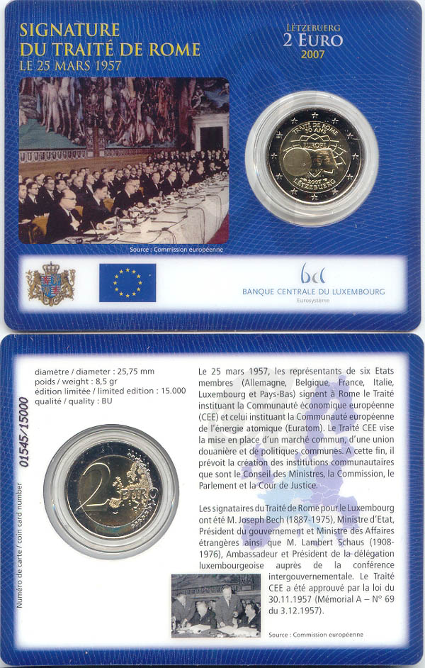 2  COMMEMORATIVE TDR LUXEMBOURG Lux_td10