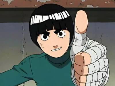 Rock Lee avec son tajutsu Rock_l10