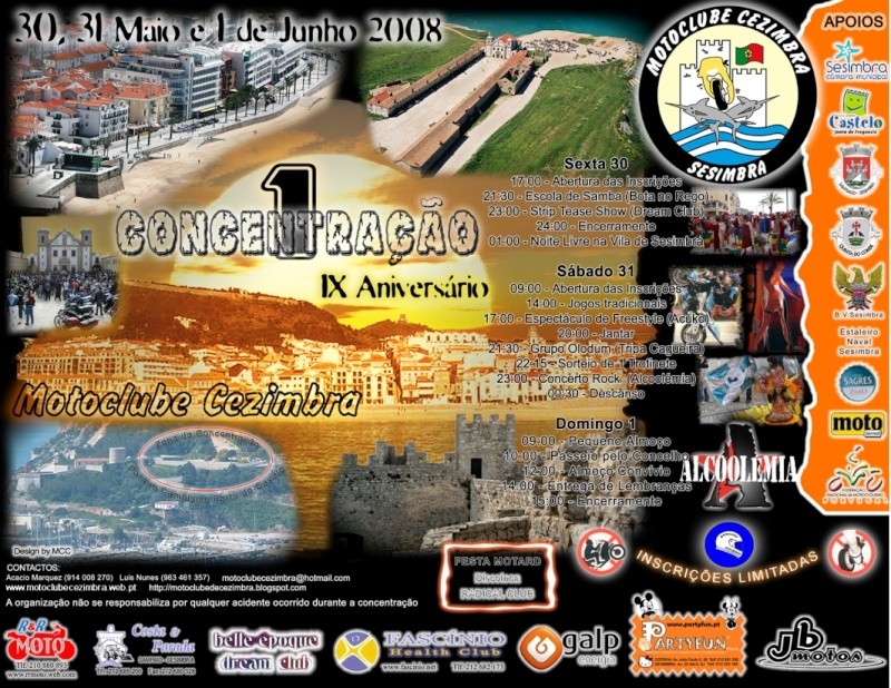 Concentração do Motoclube de Cezimbra 2008 Cartaz11