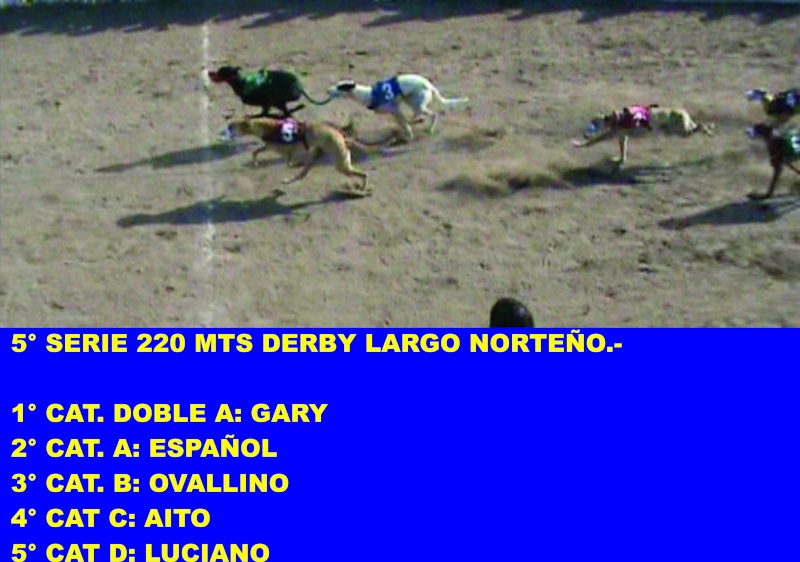 CAMPEONATO DERBY NORTEÑO LARGO 220 MTS, 27 NOV. CLASIFICACIONES.- - Página 3 6_seri10