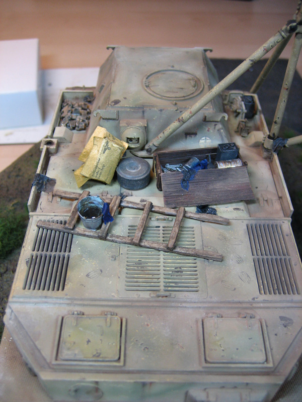 Bergepanzer VI (P) Bergetiger (P) en maquette Berget16
