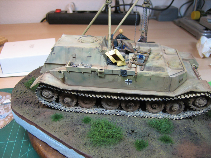 Bergepanzer VI (P) Bergetiger (P) en maquette Berget17