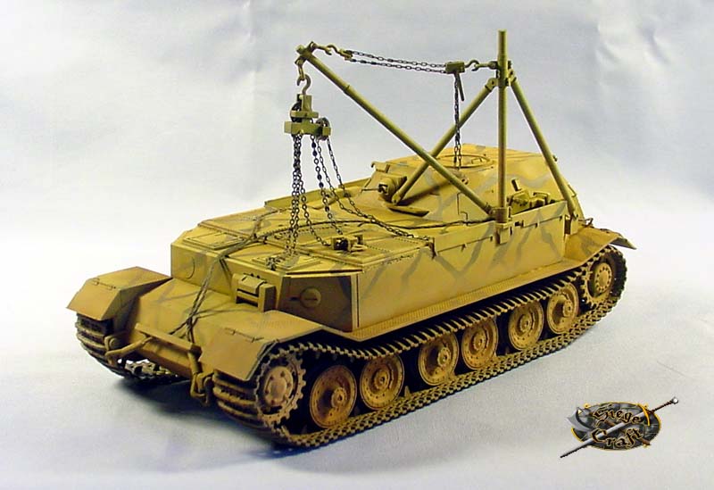 Bergepanzer VI (P) Bergetiger (P) en maquette Berget19