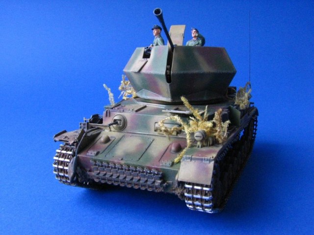 Le Flakpanzer IV Ostwind en maquette Flakpa16