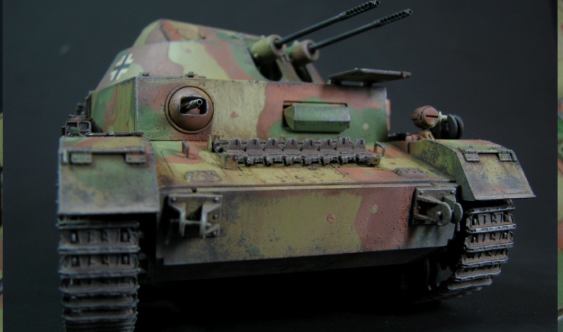 Le Flakpanzer IV Kügelblitz en maquette Flakpa24