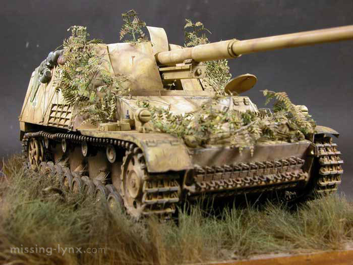 Le Panzerjäger Hornisse et Nashorn en maquettes Hornis10