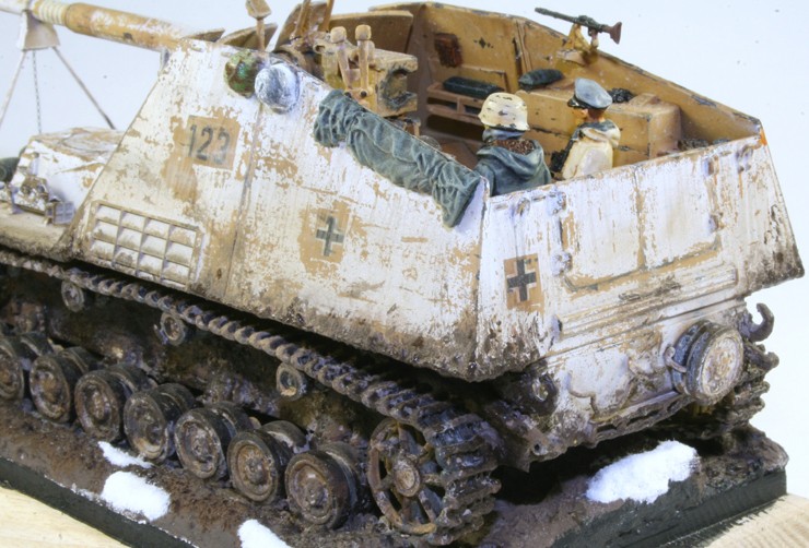 Le Panzerjäger Hornisse et Nashorn en maquettes Nashor13
