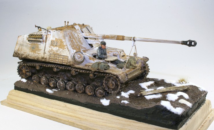 Le Panzerjäger Hornisse et Nashorn en maquettes Nashor15