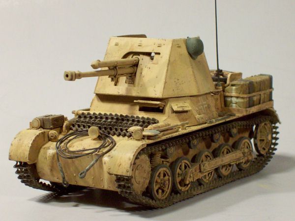 Le Panzerjäger I en maquette Twpzjg12