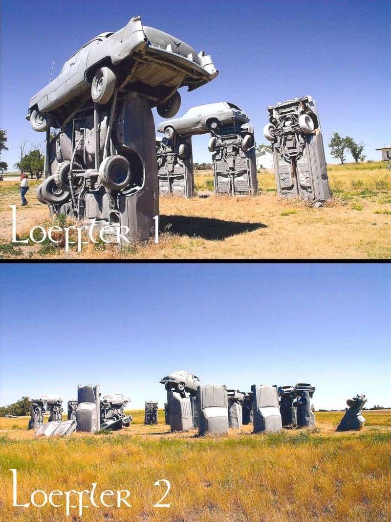 Carhenge-stonehenge(?) avec des chars... Loeffl10