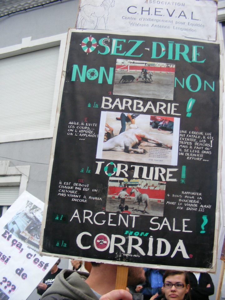 Manifestation anti-corrida le 20 mai à Alès ! 53827410
