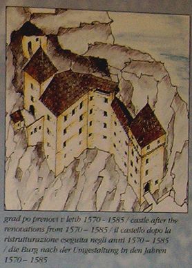 Le château de Predjama - Slovénie. Captu631