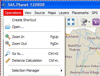 SAS Planet et Google Earth Captu674