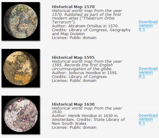 MARBLE VIRTUAL GLOBE - KDE Education Project Globe011