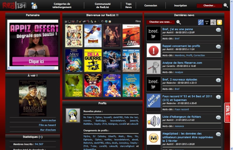 La REDLIST - Films, séries, spectacles, jeux, logiciels, ebooks  Red_li10
