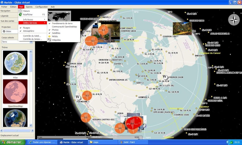 MARBLE VIRTUAL GLOBE - KDE Education Project Satel10