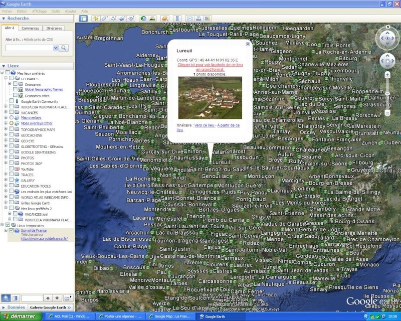 Votre onglet LIEUX PRÉFÉRÉS sur le logiciel Google Earth - Page 2 Survol10