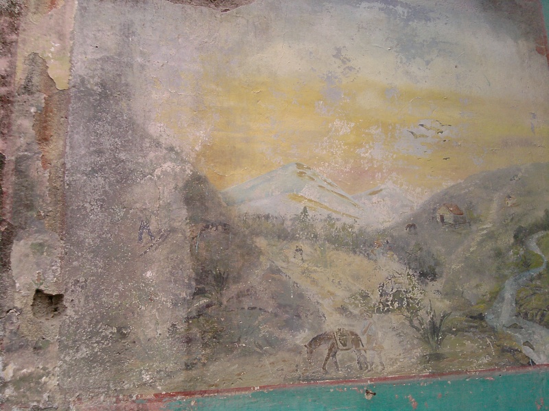 Mural de un gambusino en casa abandonada de S.L.P. ¿una pista oculta? P2808111