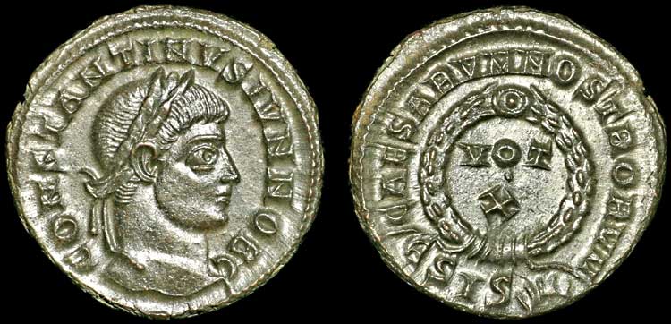Les monnaies de Mozarto du 4e siècle Consta11