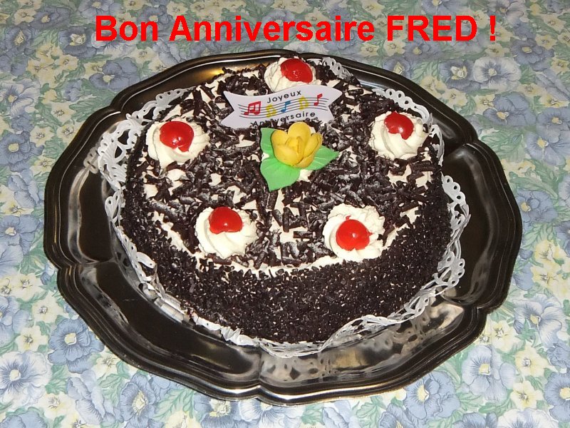 Bon Anniversaire Fred Bon Anniversaire Fred