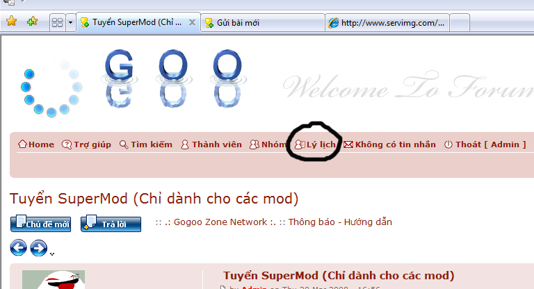 New update -- Tính năng mới trong Forums GoGoo Hd11