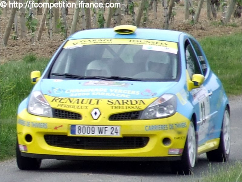 Jérome JOUSSELY - RENAULT Clio III RS - A7 Jfc-pu15